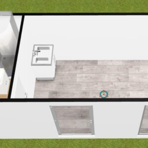 Modulo Container Abitabile di 17 mq